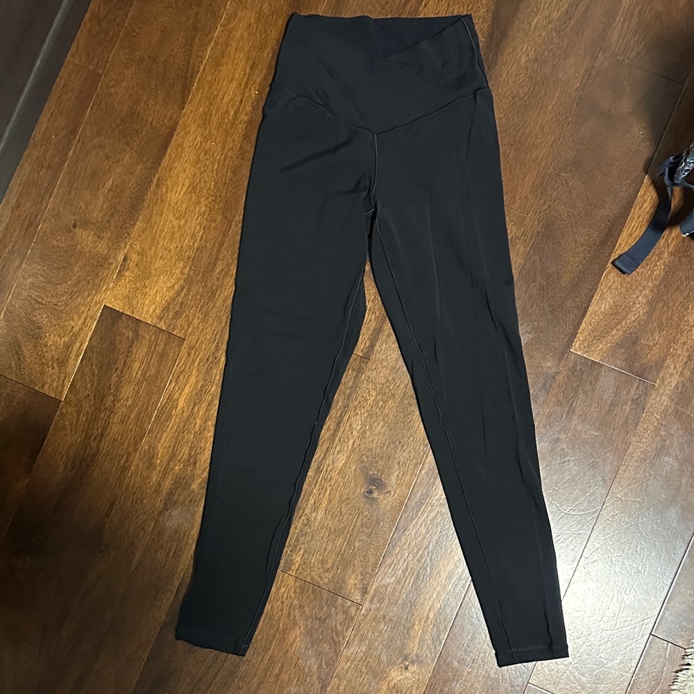 Aerie Black High-Rise 7/8 Leggings
